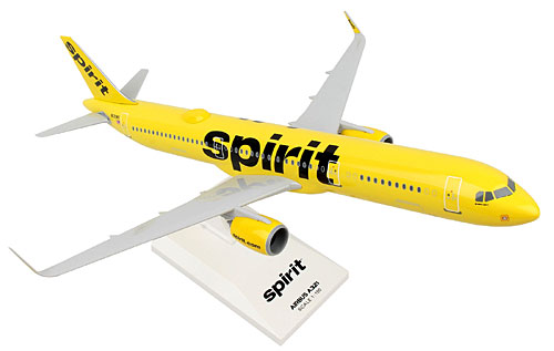 Flugzeugmodelle: Spirit Airlines - Airbus A321neo - 1:150 - PremiumModell