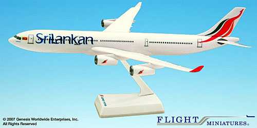Flugzeugmodelle: SriLankan - Airbus A340-300 - 1:200