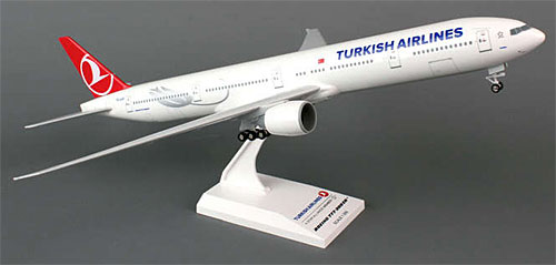 Flugzeugmodelle: Turkish Airlines - Boeing 777-300ER - 1:200 - PremiumModell
