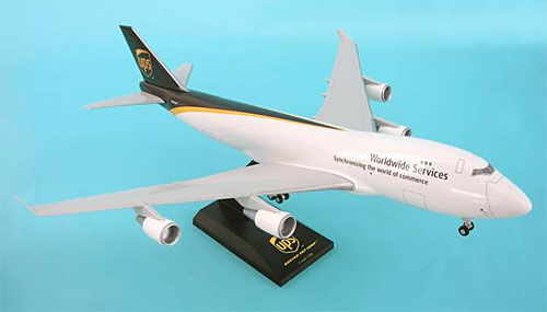 Flugzeugmodelle: UPS - Boeing 747-400 - 1:200 - PremiumModell