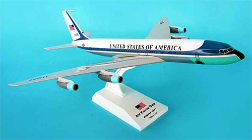 Flugzeugmodelle: Air Force One - Boeing 707 VC-137 - 1:150 - PremiumModell