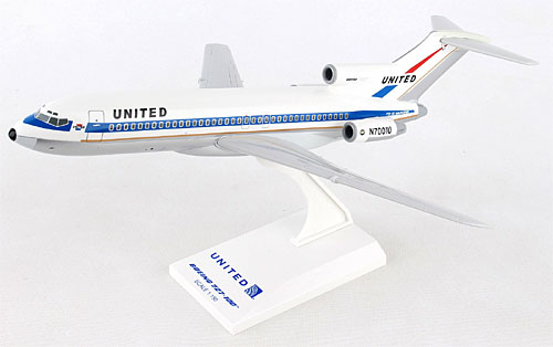 Flugzeugmodelle: United - Boeing 727-100 - 1:150 - PremiumModell