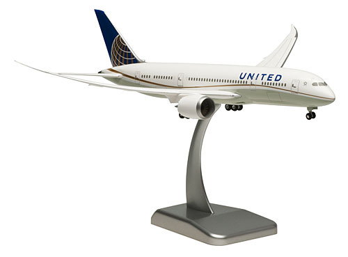 Flugzeugmodelle: United - Boeing 787-8 - 1:200 - PremiumModell