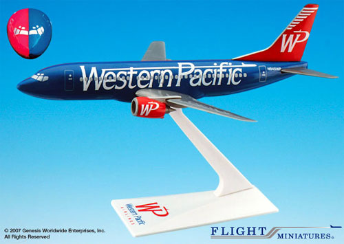 Flugzeugmodelle: Western Pacific - Split - Boeing 737-300 - 1:200