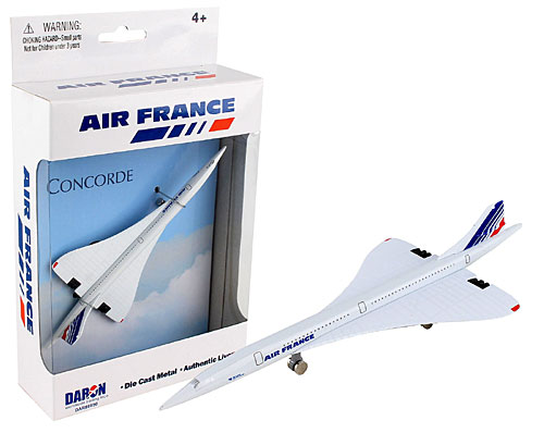 Spielzeug: Air France Concorde Spielzeugflugzeug