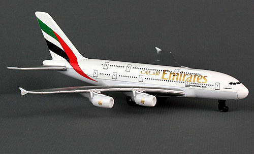 Spielzeug: Emirates A380 Spielzeugflugzeug