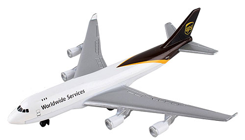 Spielzeug: UPS Boeing 747 Spielzeugflugzeug