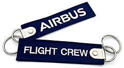 Schlüsselanhänger: Airbus Flight Crew - blau