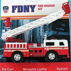 Modellauto - Fire Department New York FDNY - 13cm lange - Leiterwagen