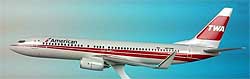 Flugzeugmodelle: American Airlines - TWA - Boeing 737-800 - 1:200