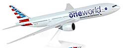 Flugzeugmodelle: American Airlines - Boeing 777-200 - 1:200 - One World - PremiumModell