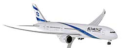 Flugzeugmodelle: El Al - Boeing 787-9 - 1:200 - PremiumModell