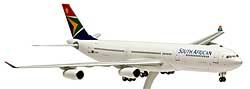 Flugzeugmodelle: SAA South African Airways - Airbus A340-300 - 1:200 - PremiumModell