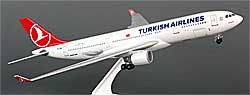 Flugzeugmodelle: Turkish Airlines - Airbus A330-200 - 1:200 - PremiumModell