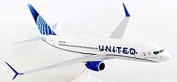 Flugzeugmodelle: United - Boeing 737-800 - 1:130 - PremiumModell