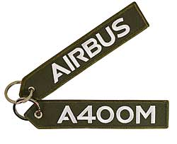 Schlüsselanhänger: Airbus - A400M - Olivgrün