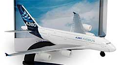 Airbus A380 Spielzeugmodell