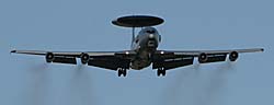 Die Awacs LX-N90443 war zu Gast beim Flughafenfest