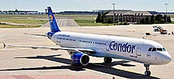 Die neue A321 der Condor