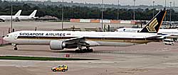 Die 773 der Singapore Airlines