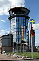 Der Tower vom Flughafen Jönköping JKG ESGJ Axamo