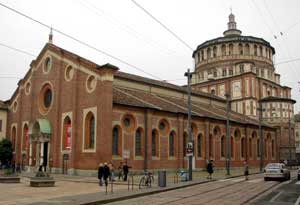 Hinter den Mauern des Dominikanerklosters von Santa Maria delle Grazie ist Leonardos Abendmahl zu bewundern - vorausgesetzt, man sichert sich rechtzeitig Eintrittskarten.