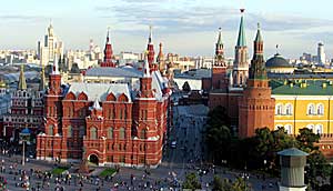 Blick auf Kreml und Roten-Platz